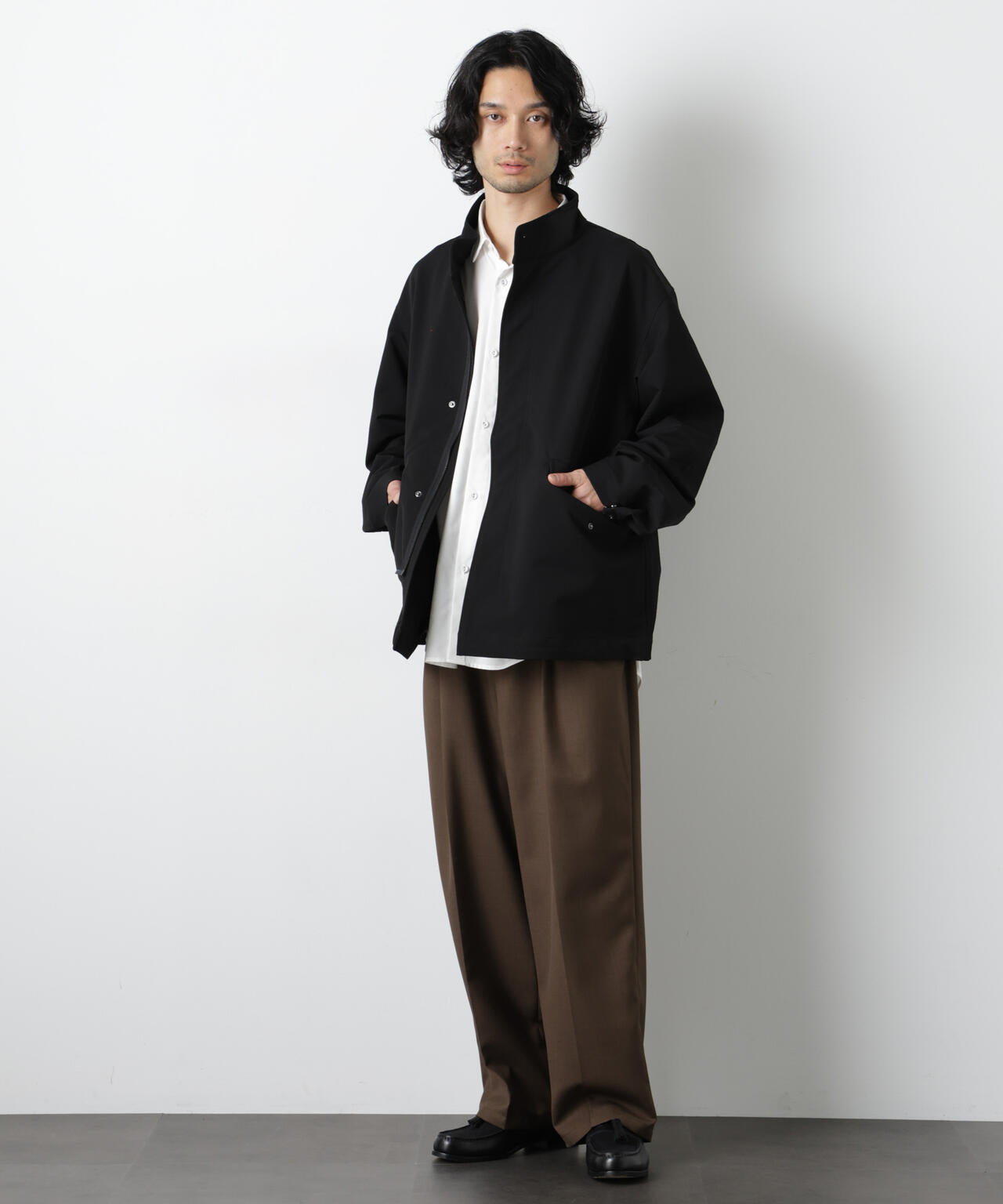 ドレープショートモッズブルゾン 6726112206