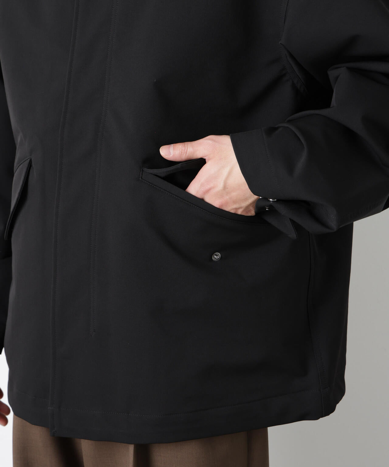 ドレープショートモッズブルゾン 6726112206