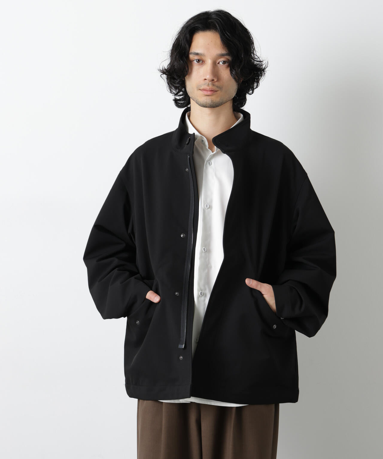 ドレープショートモッズブルゾン 6726112206