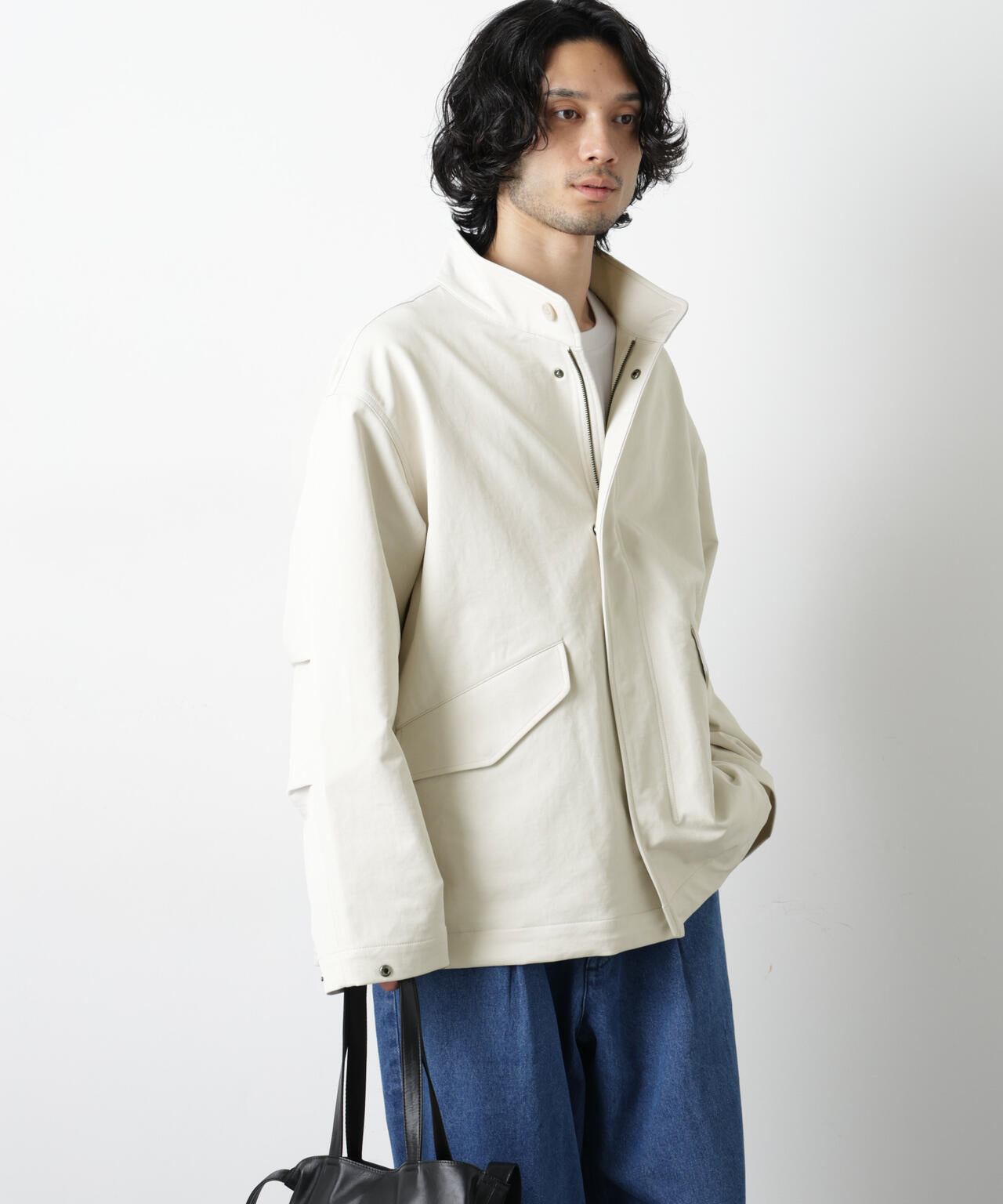 ドレープショートモッズブルゾン 6726112206