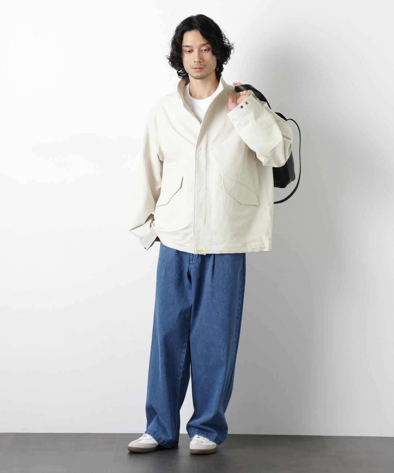 ドレープショートモッズブルゾン 6726112206