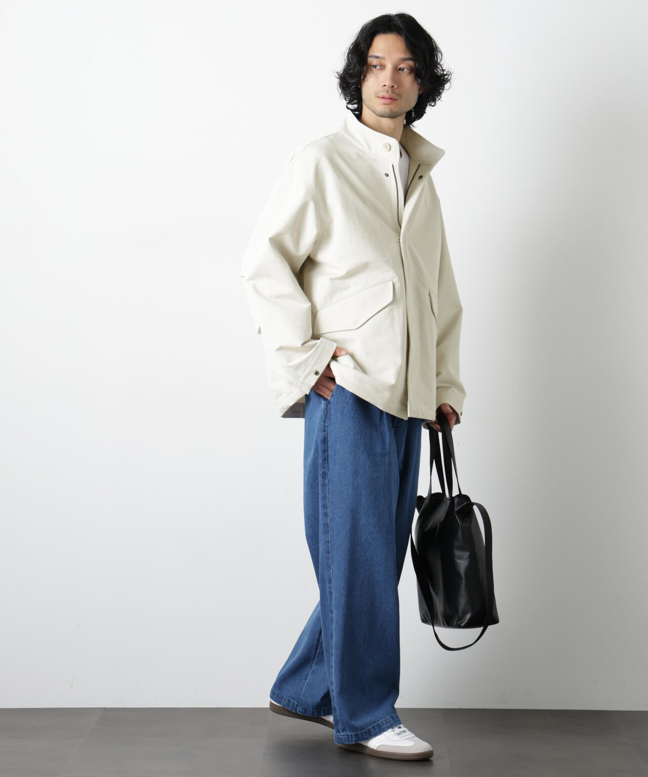 ドレープショートモッズブルゾン 6726112206