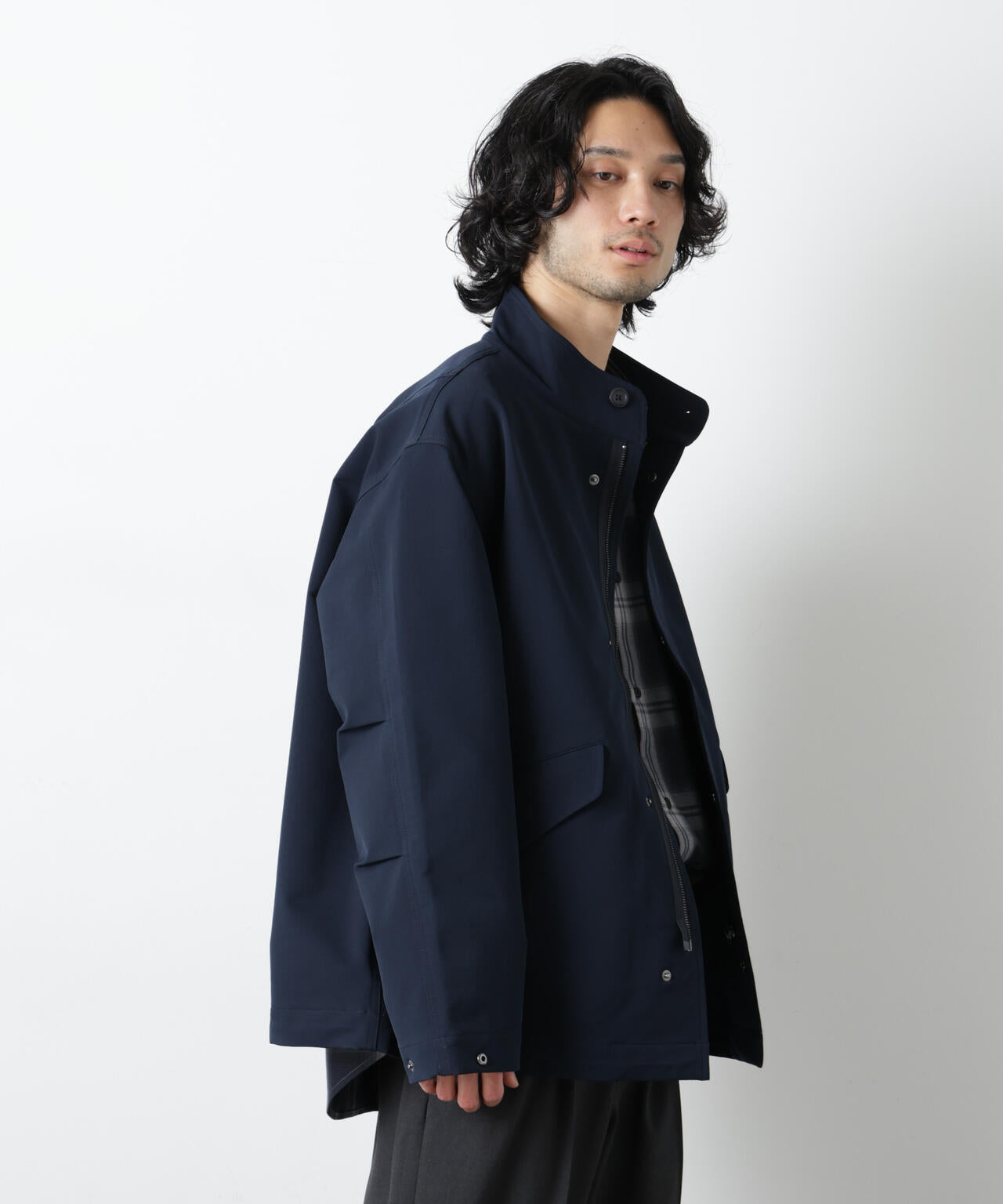 ドレープショートモッズブルゾン 6726112206