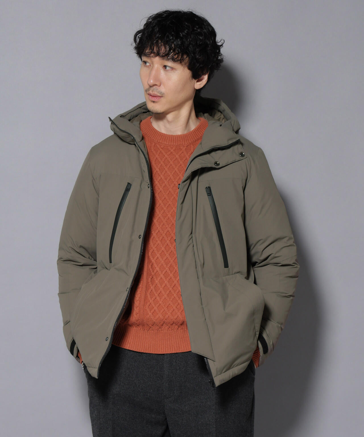 anewdown(R)フルダルマウンテンパーカー撥水ダウン