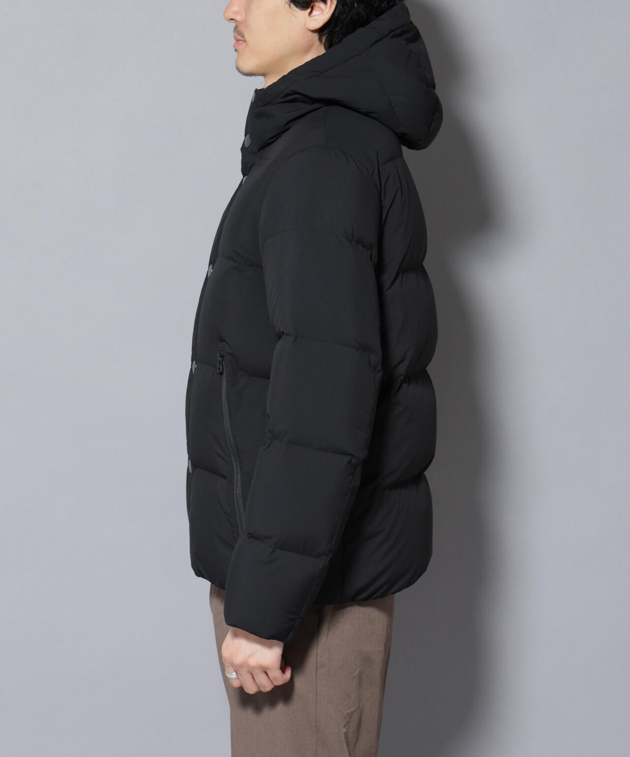 anewdown(R)フルダルステッチフーデット撥水ダウン 6726114202