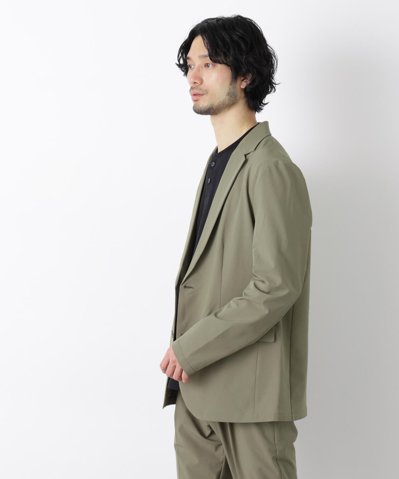 ライトウェイトストレッチ ジャケット（セットアップ可） 6726116204