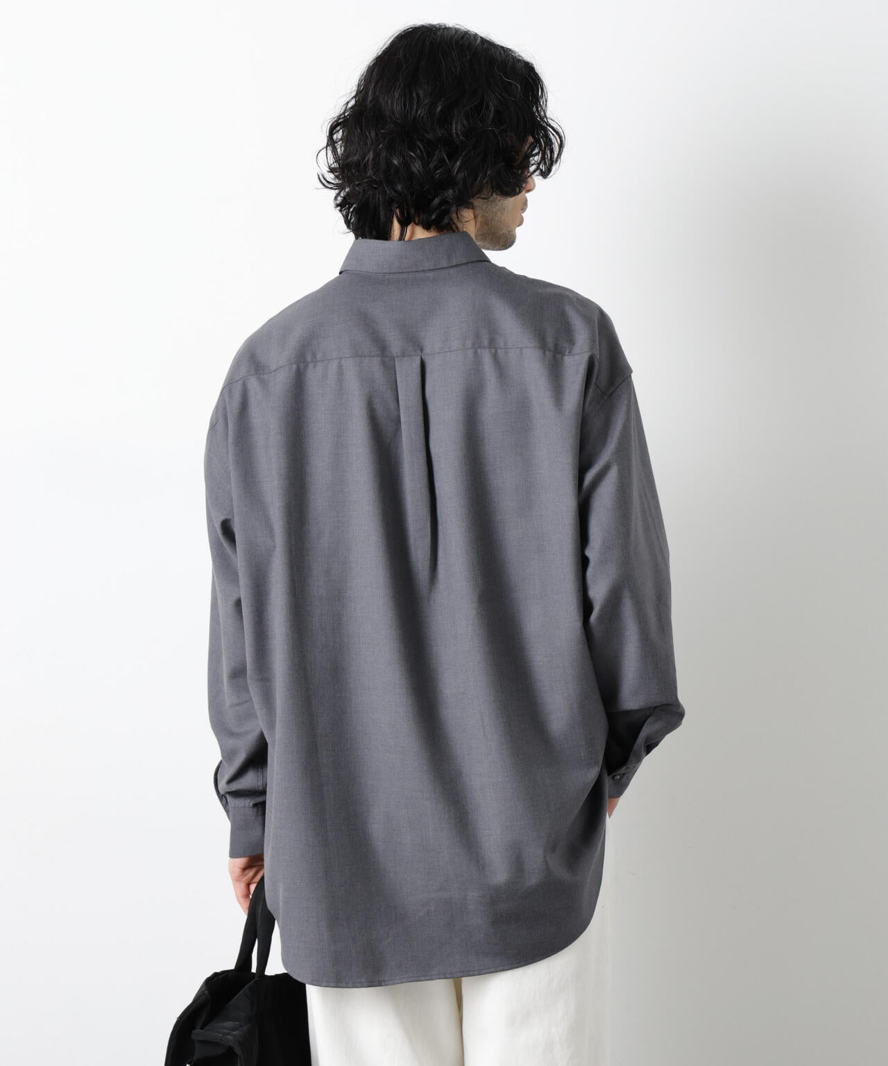 ビッグドレープシャツ 長袖 6726120201