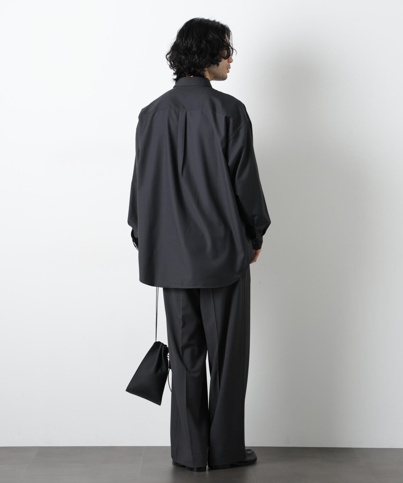 ビッグドレープシャツ 長袖 6726120201