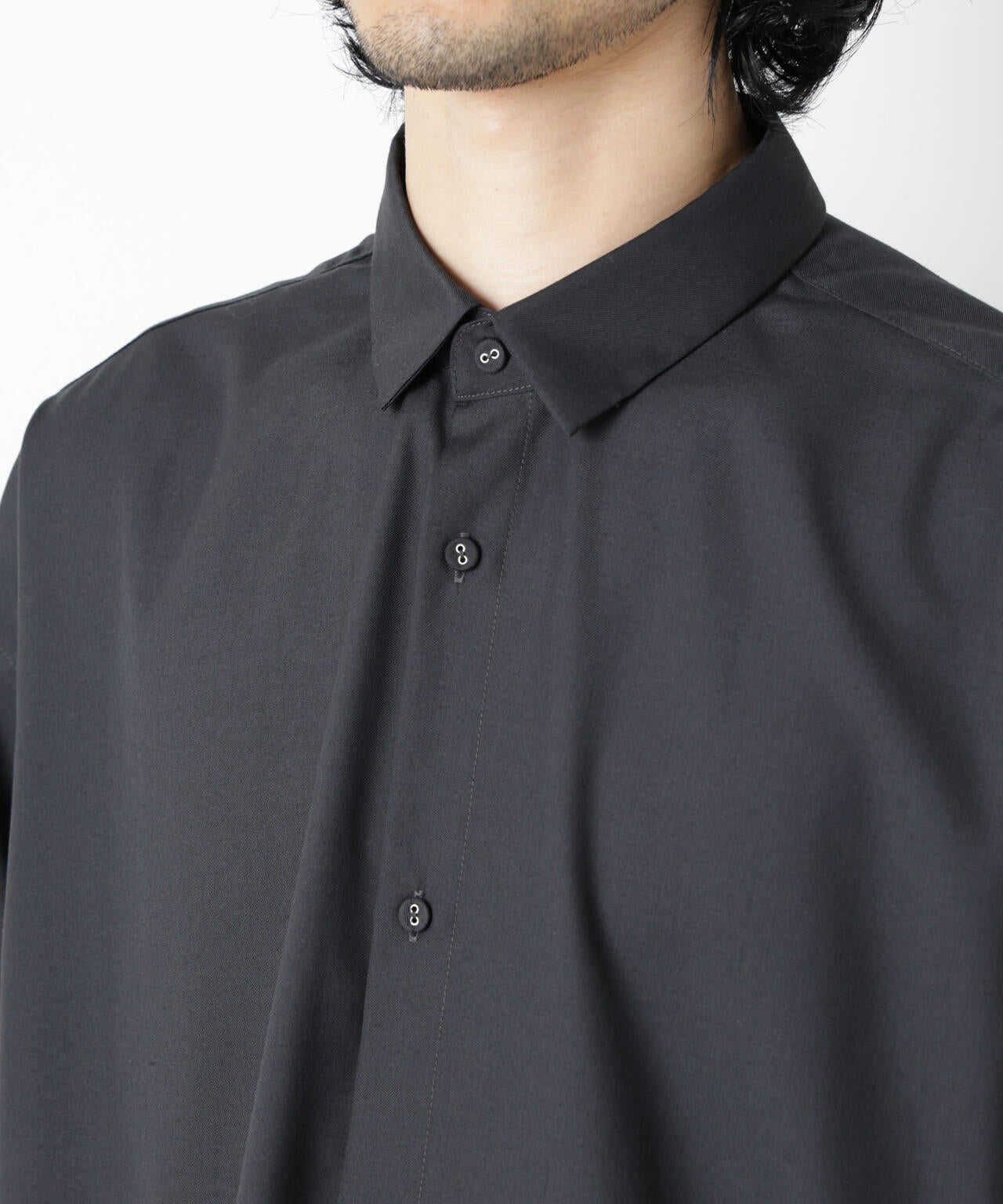 ビッグドレープシャツ 長袖 6726120201