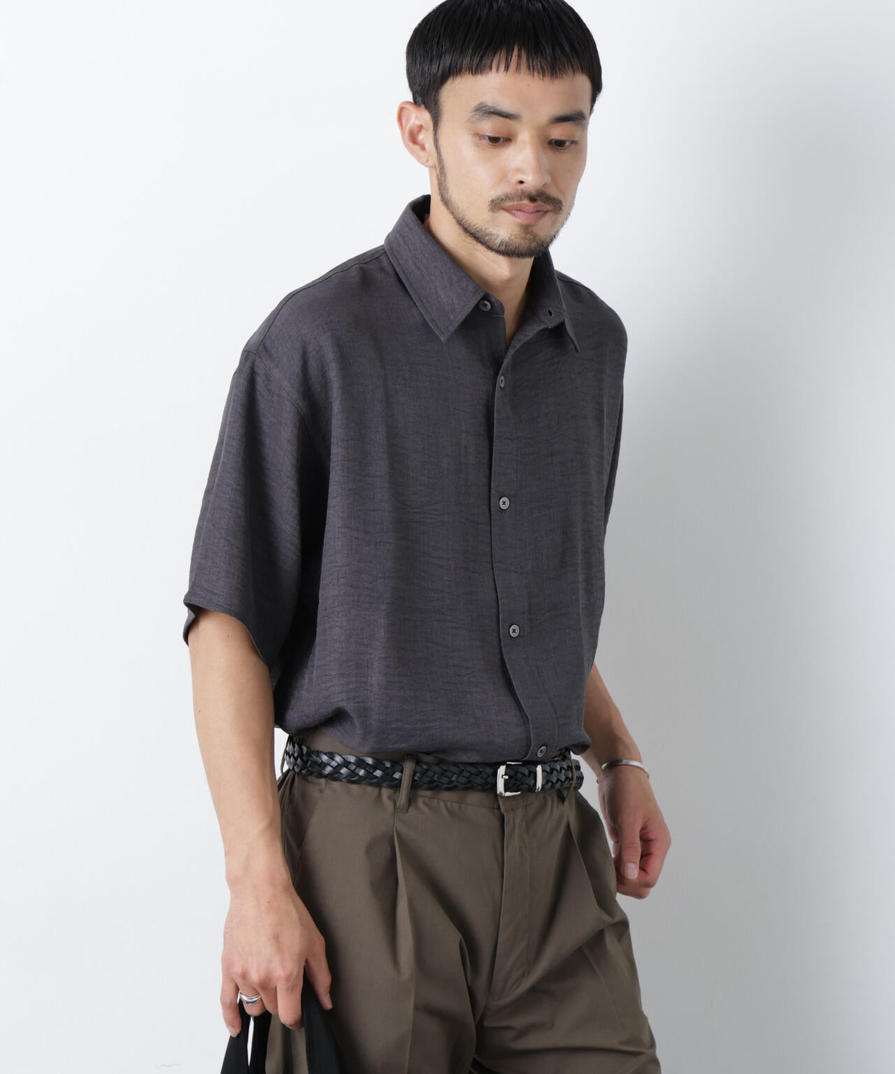 NORMANBROS別注 ワッシャーシャツ半袖 6726121001