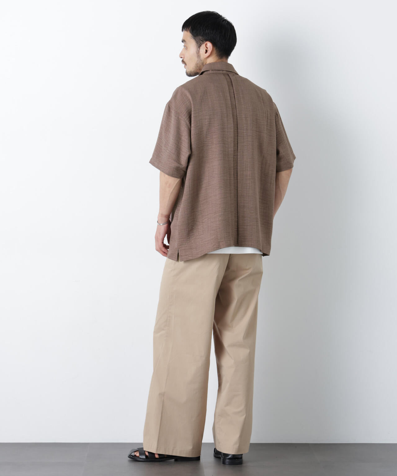 NORMANBROS別注 ワッシャーシャツ半袖 6726121001