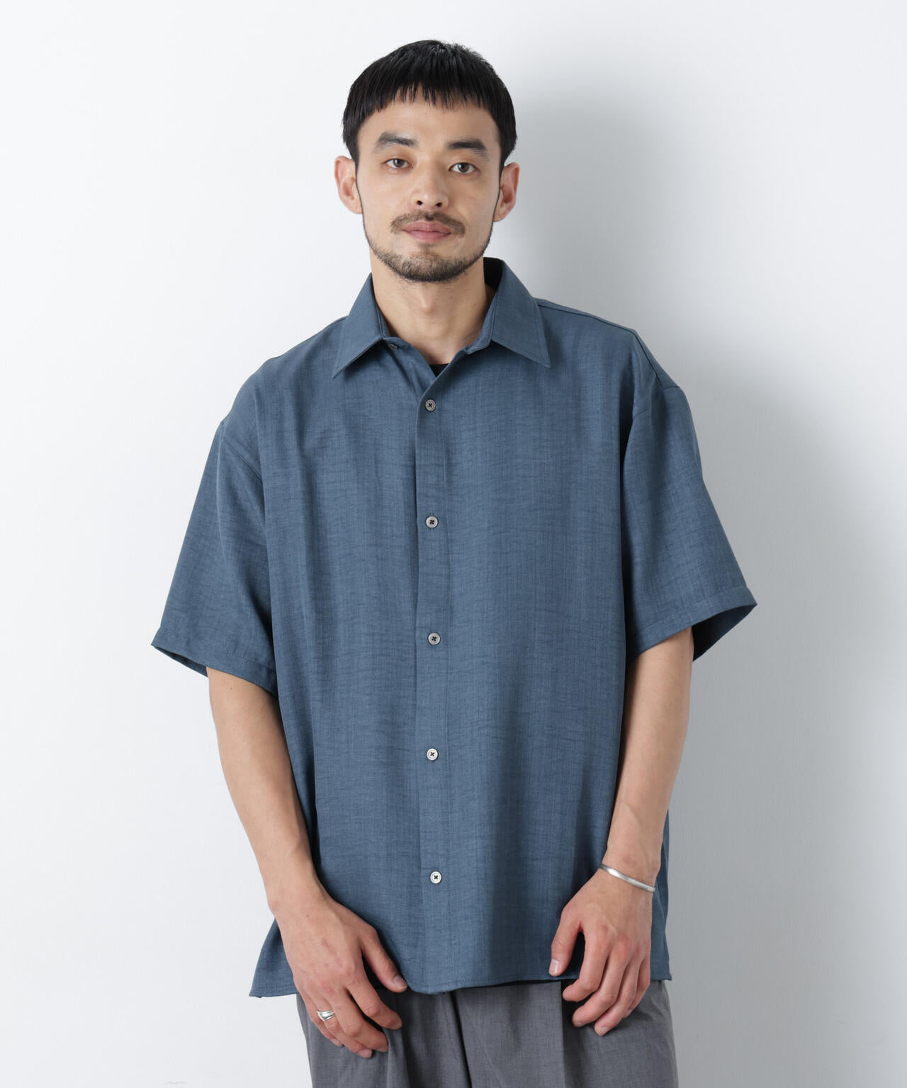 NORMANBROS別注 ワッシャーシャツ半袖 6726121001