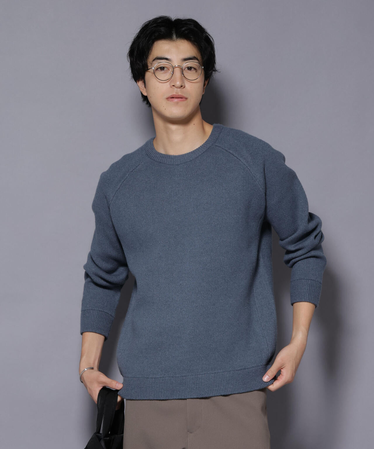 ウォッシャブル ダブルフェイスニット 6726122203