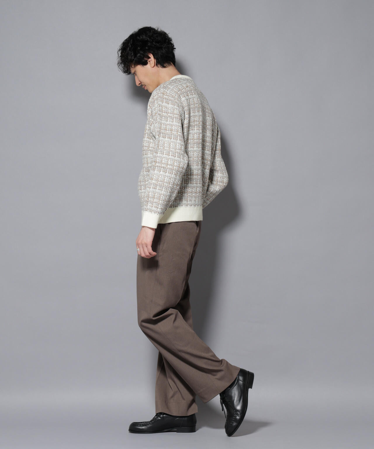 ツイードジャガードニット 6726122206