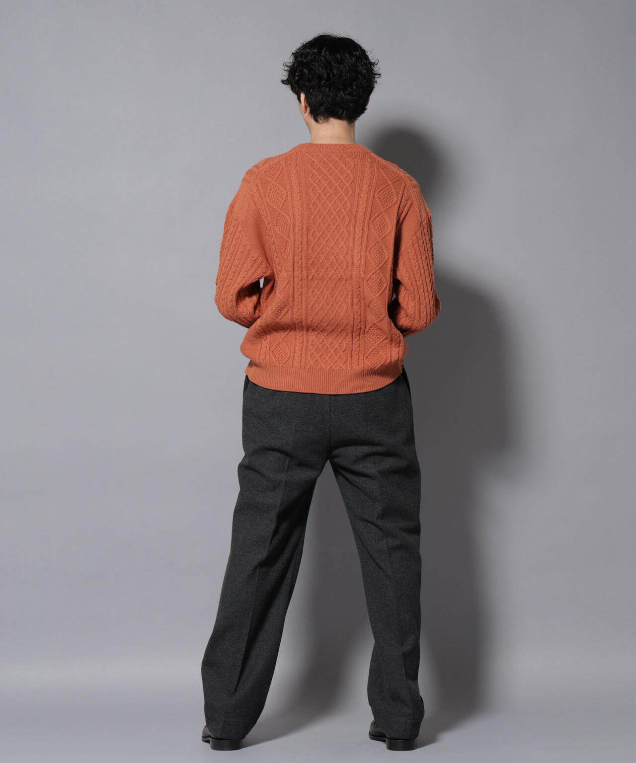 コットンMIXバルキーケーブルニット 6726122211