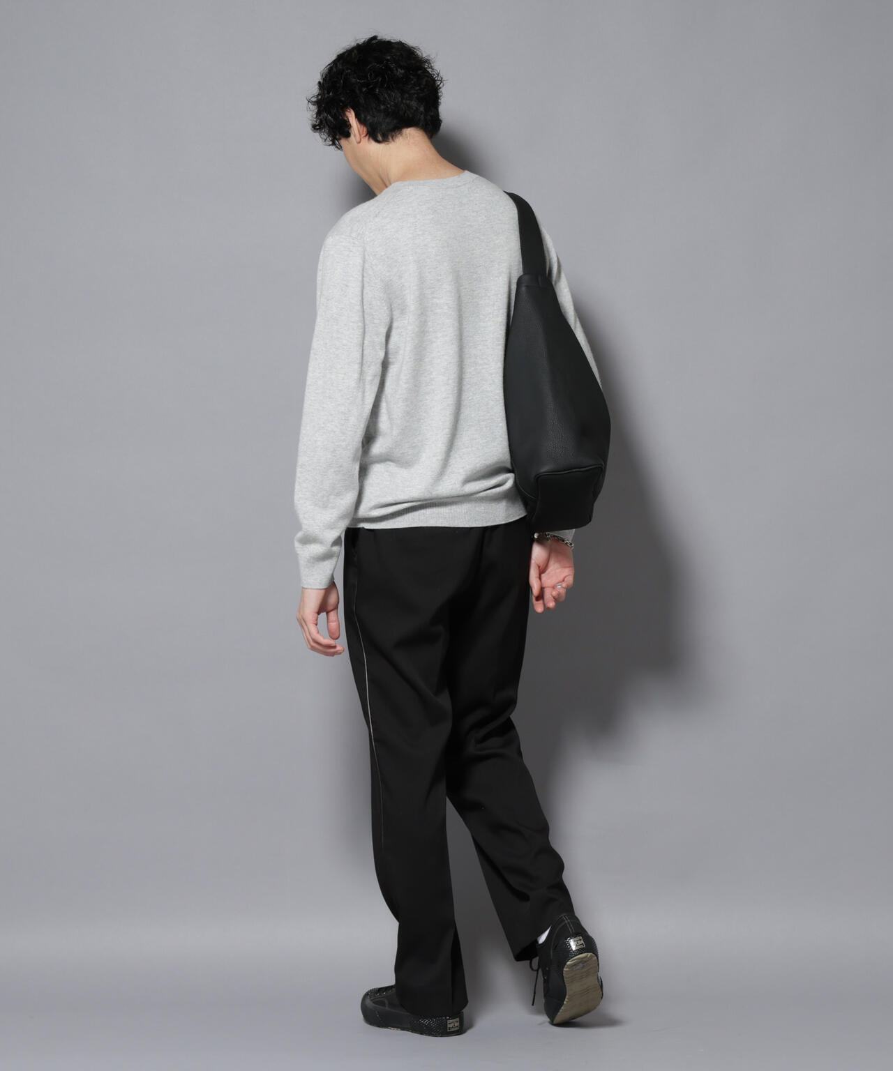 カシミヤミックスクルーネックニット 6726122212