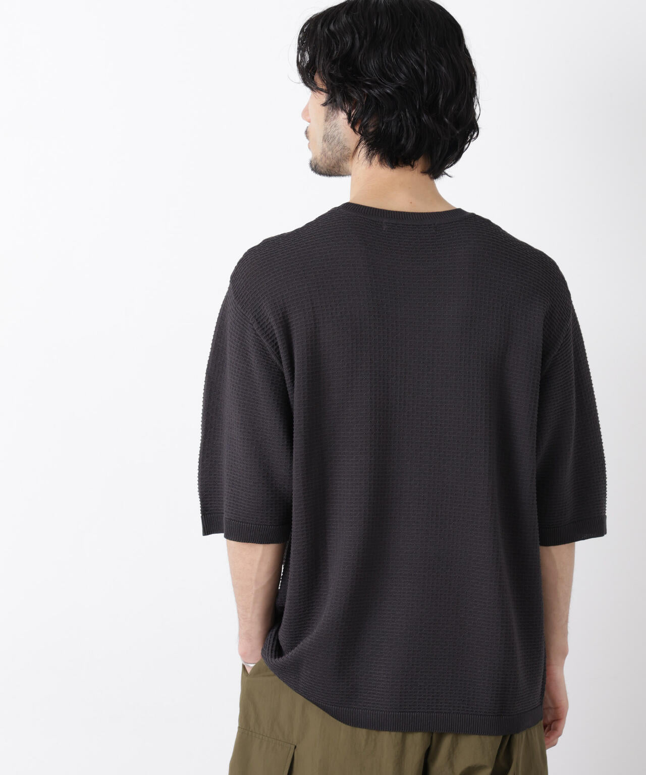 エアリードレープ ニットTシャツ 半袖 6726122215