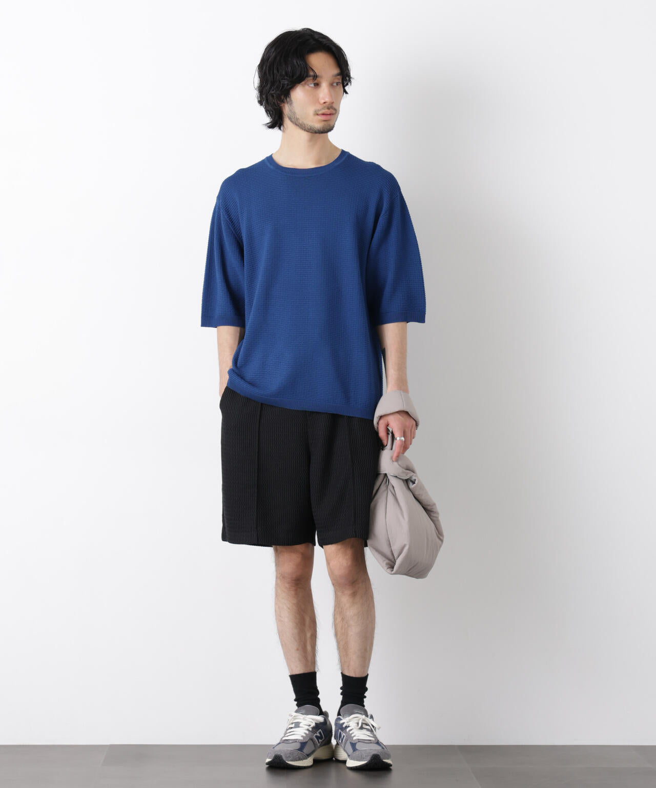 エアリードレープ ニットTシャツ 半袖 6726122215