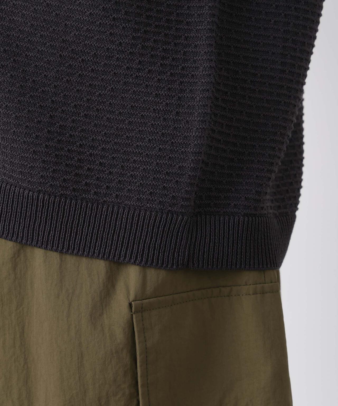 エアリードレープ ニットカーディガン 5分袖 6726122216