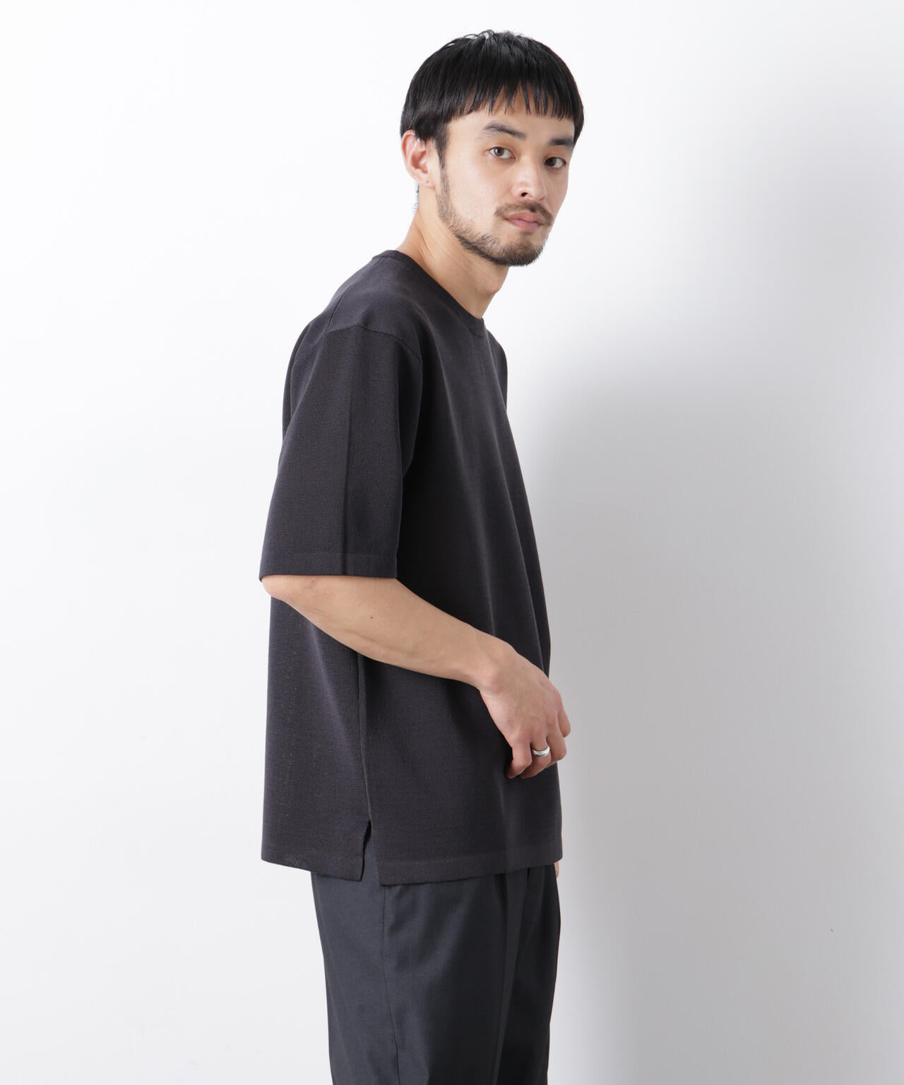 12ゲージドライニットTシャツ 半袖 6726122217