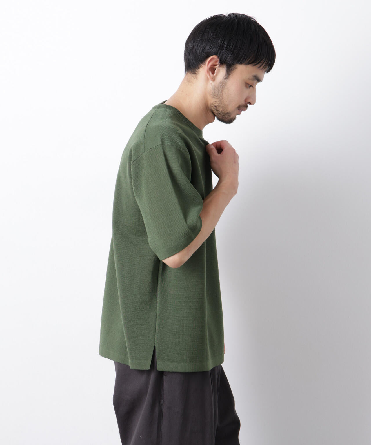 12ゲージドライニットTシャツ 半袖 6726122217