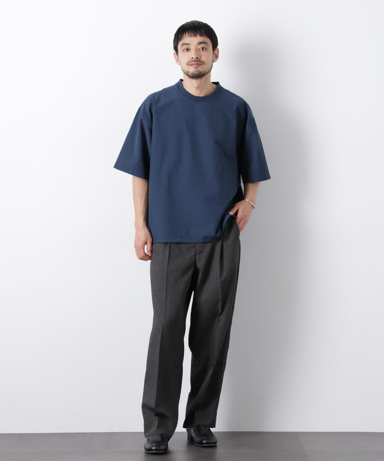 ストレッチワイドプルオーバー Tシャツ半袖（セットアップ可） 6726124208