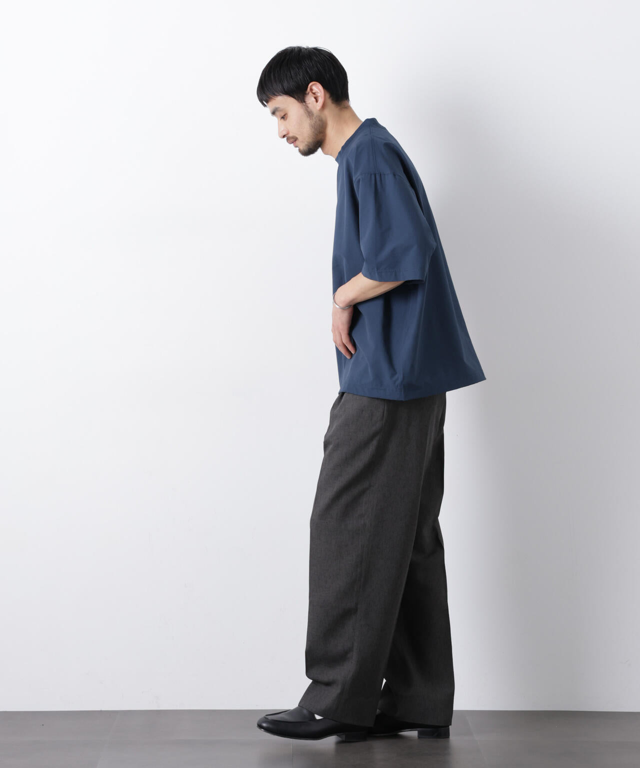 ストレッチワイドプルオーバー Tシャツ半袖（セットアップ可） 6726124208