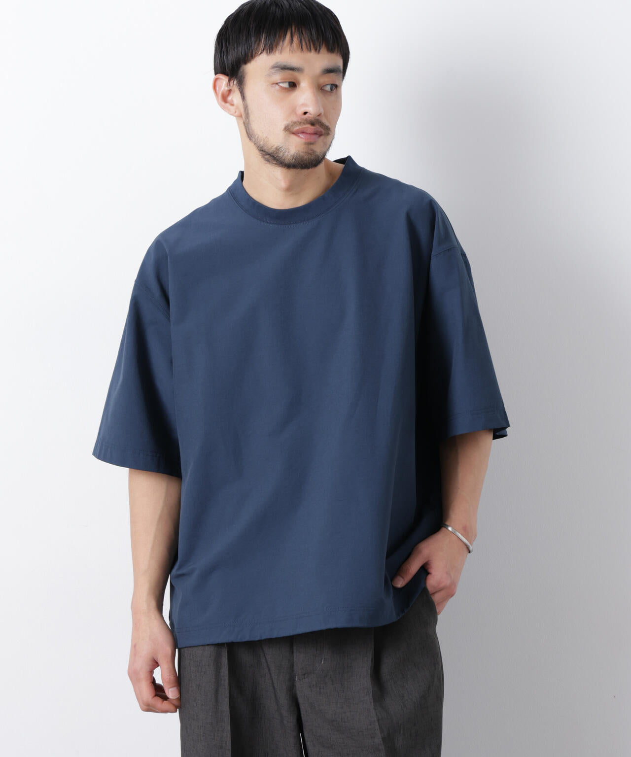 ストレッチワイドプルオーバー Tシャツ半袖（セットアップ可） 6726124208