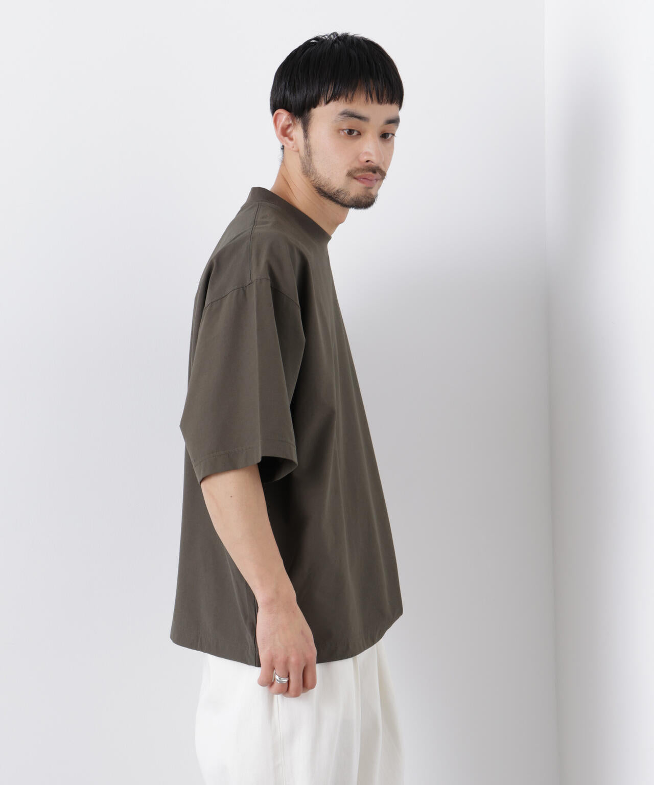 ストレッチワイドプルオーバー Tシャツ半袖（セットアップ可） 6726124208