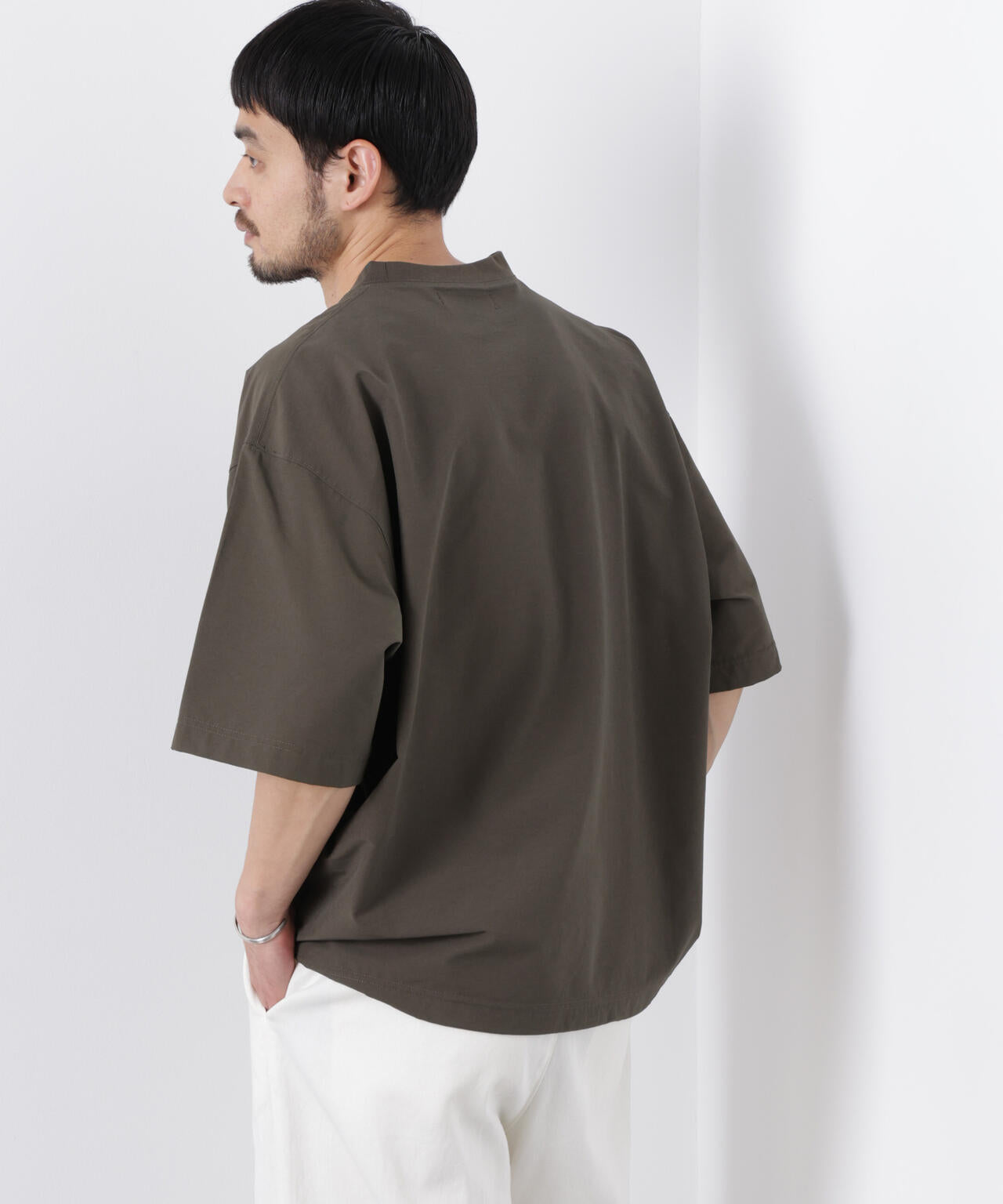 ストレッチワイドプルオーバー Tシャツ半袖（セットアップ可） 6726124208