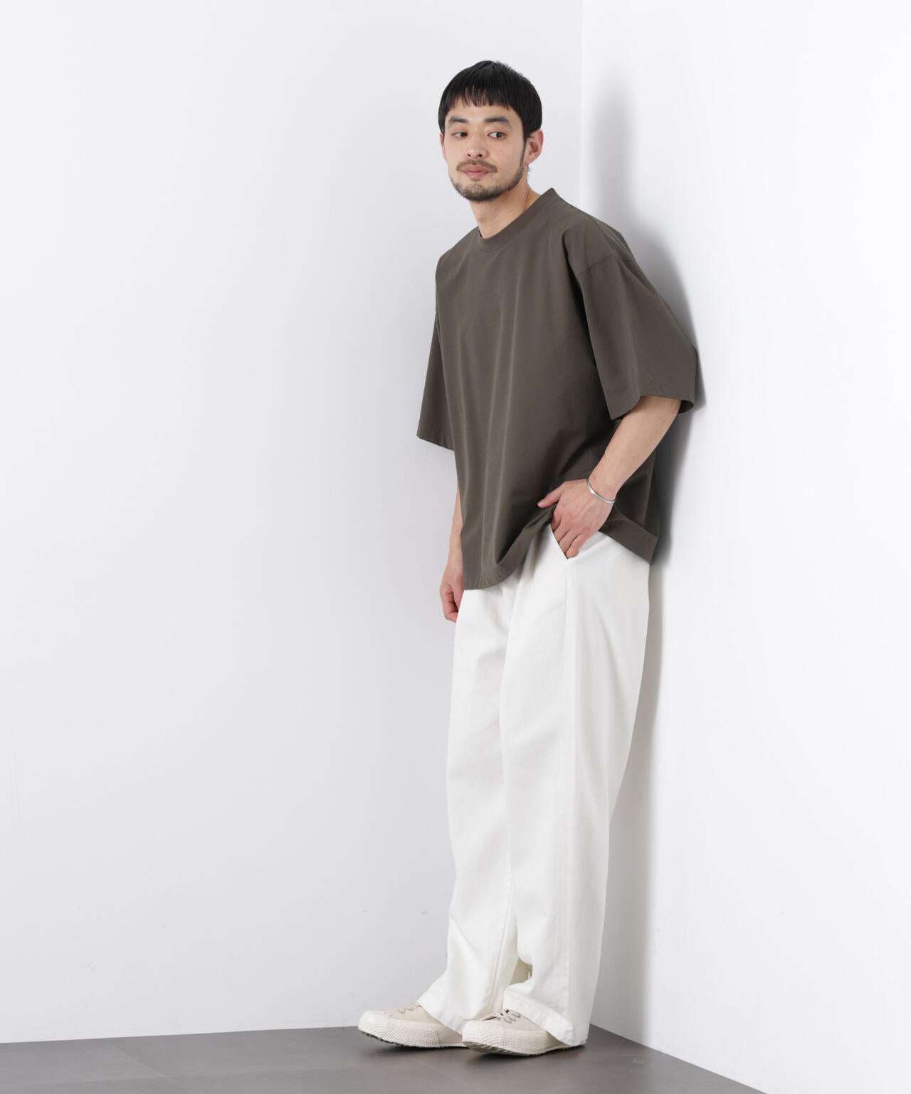 ストレッチワイドプルオーバー Tシャツ半袖（セットアップ可） 6726124208