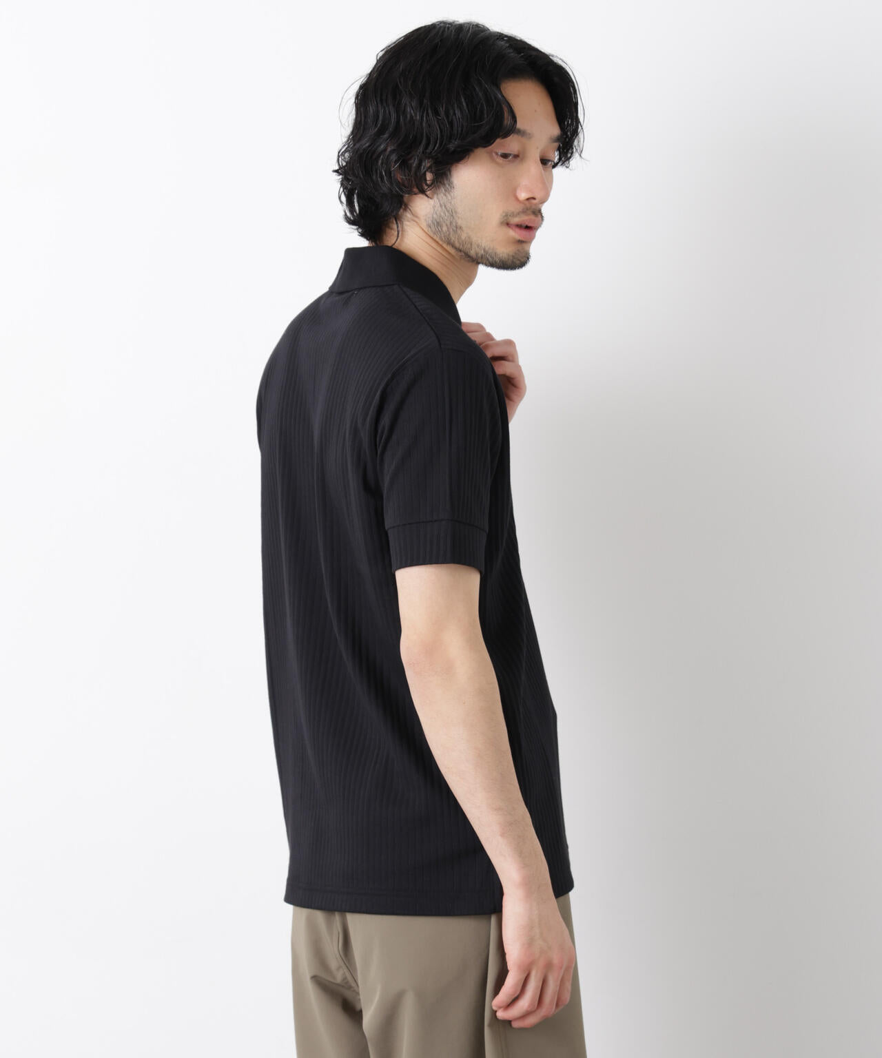 ワイドリブスタンダードポロシャツ 半袖 6726124215