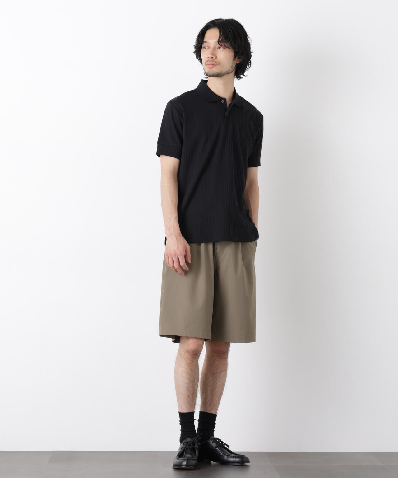 ワイドリブスタンダードポロシャツ 半袖 6726124215