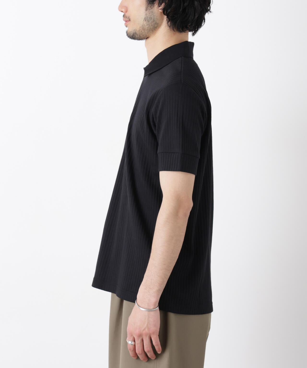 ワイドリブスタンダードポロシャツ 半袖 6726124215