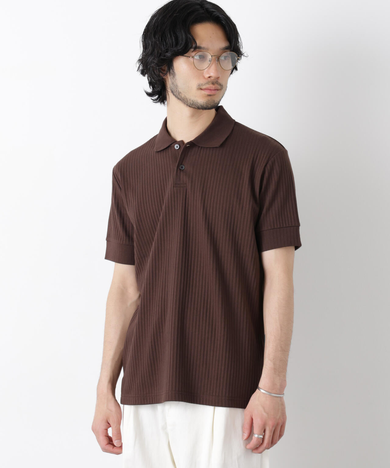 ワイドリブスタンダードポロシャツ 半袖 6726124215