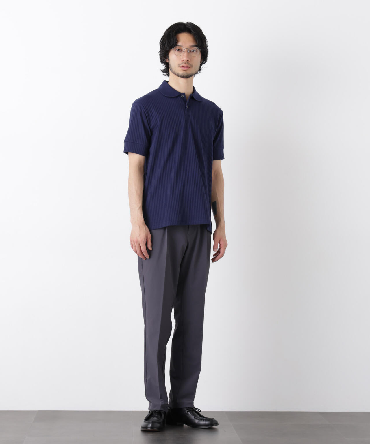 ワイドリブスタンダードポロシャツ 半袖 6726124215