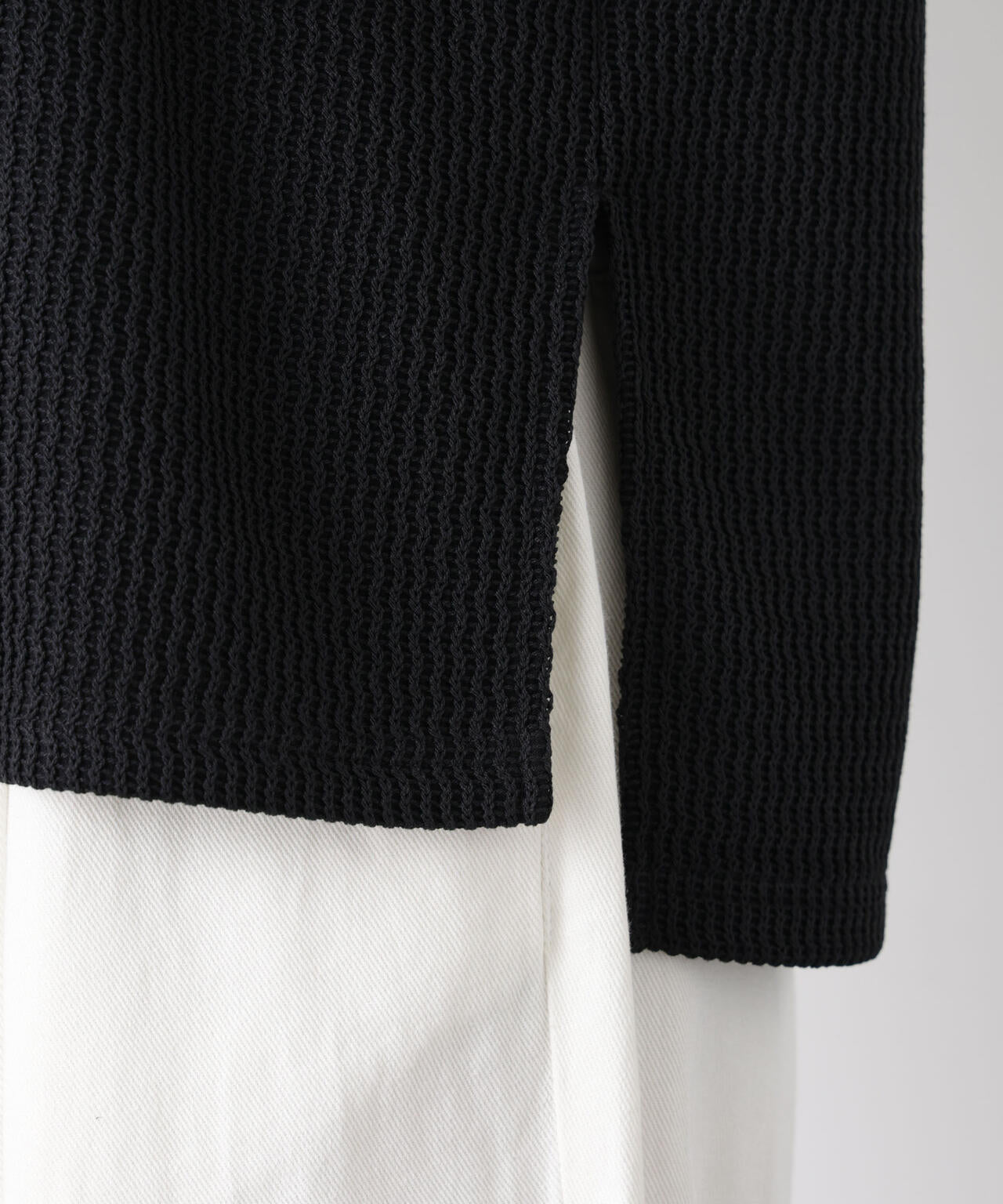 ジャガードニットソーTシャツ 半袖（セットアップ可） 6726124218