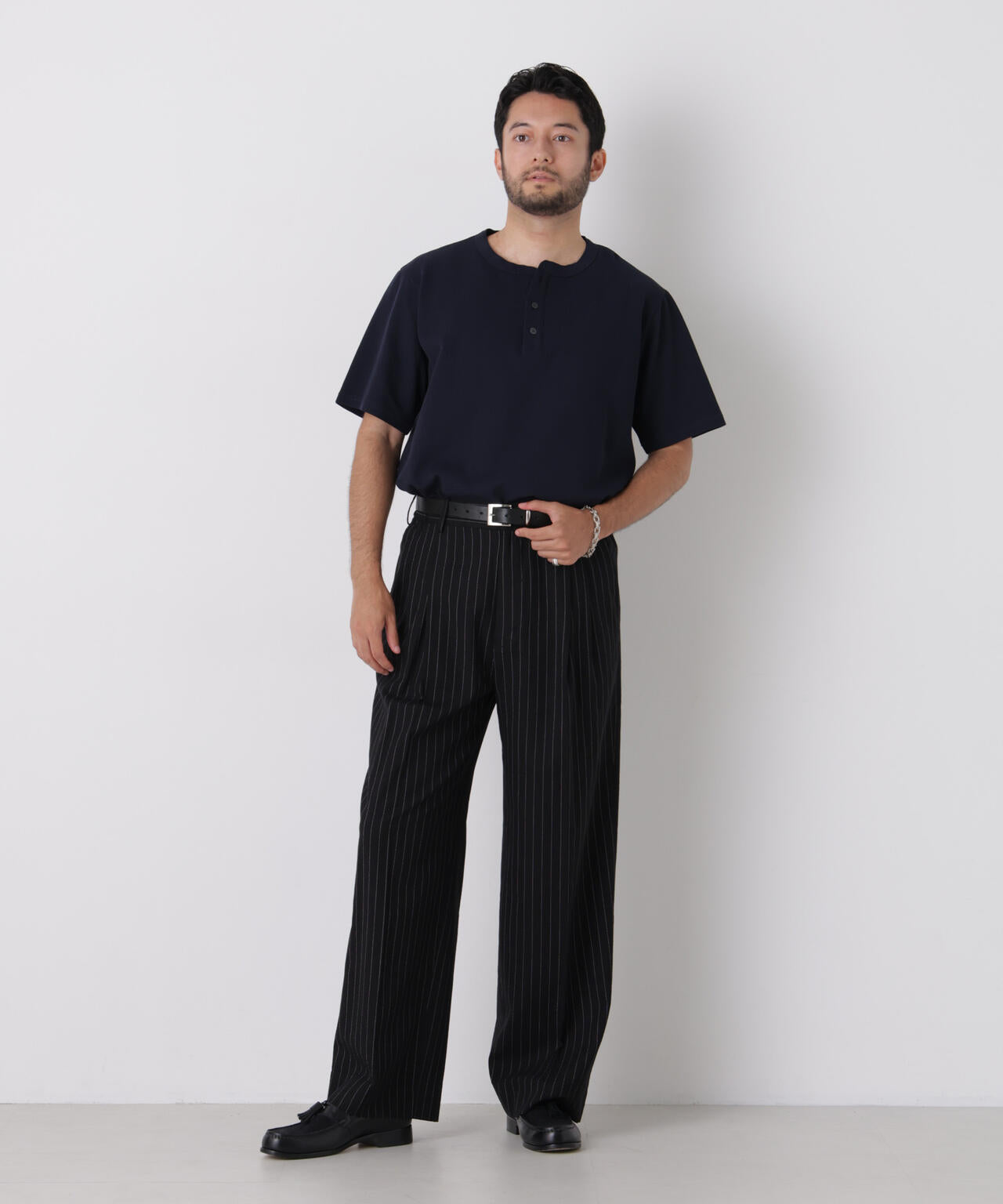 60サーフニットヘンリーTシャツ 半袖 6726124235
