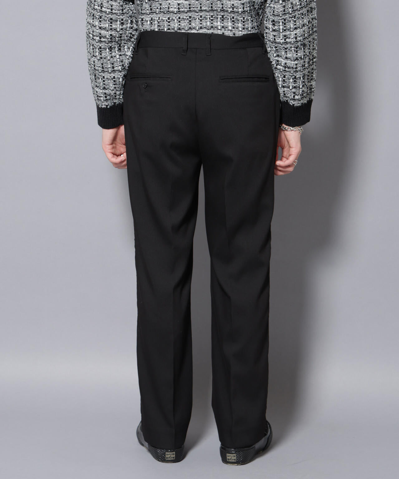 ウォーム側章ストレートスラックス 6726127201