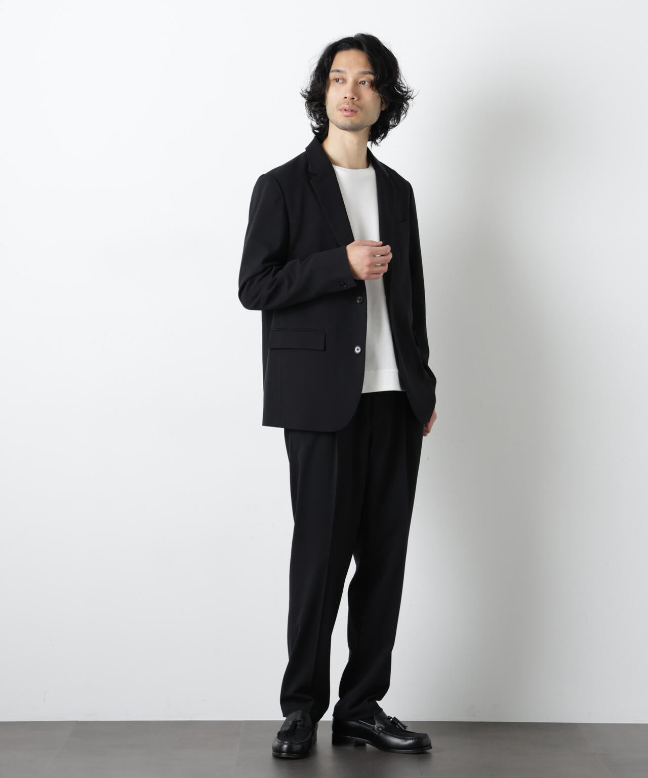 ALWAYS EASY ワンタックスラックス（セットアップ可） 6726127204