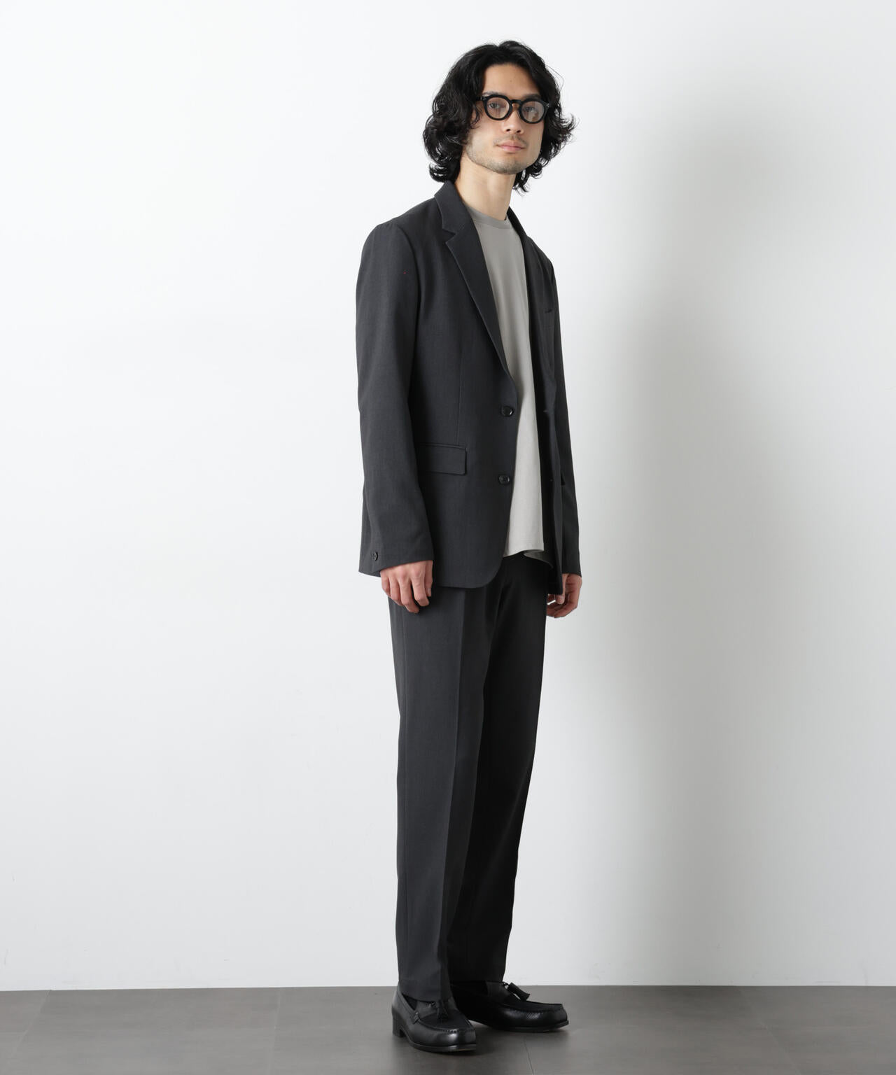 ALWAYS EASY ワンタックスラックス（セットアップ可） 6726127204