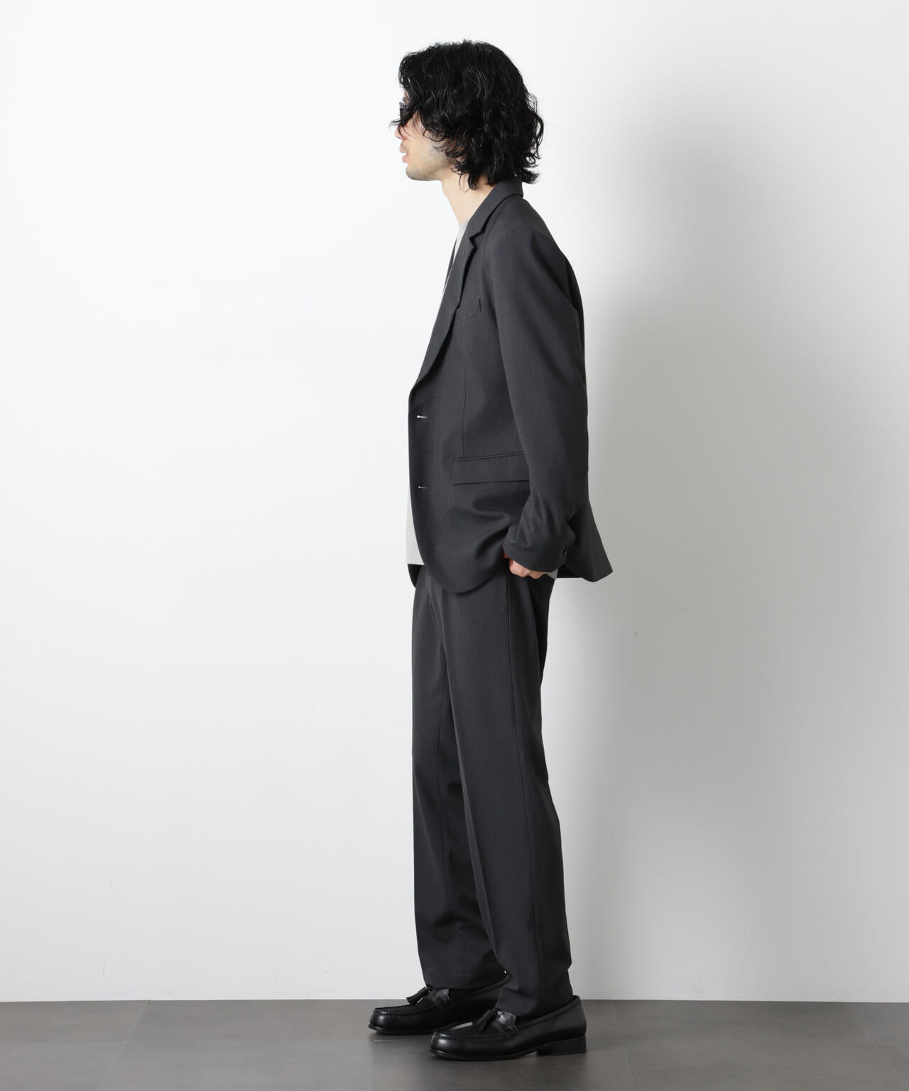ALWAYS EASY ワンタックスラックス（セットアップ可） 6726127204