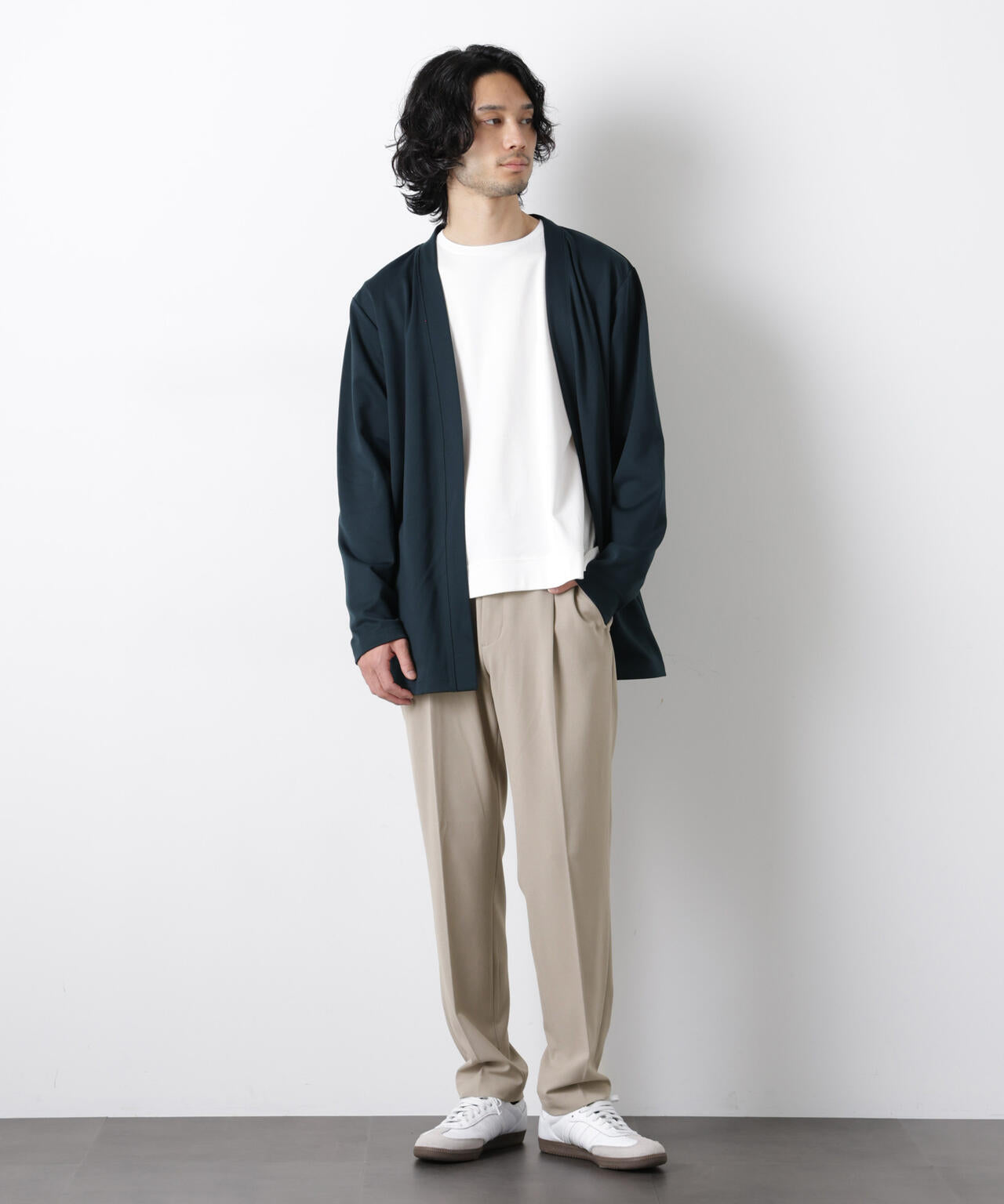 ALWAYS EASY ワンタックスラックス（セットアップ可） 6726127204