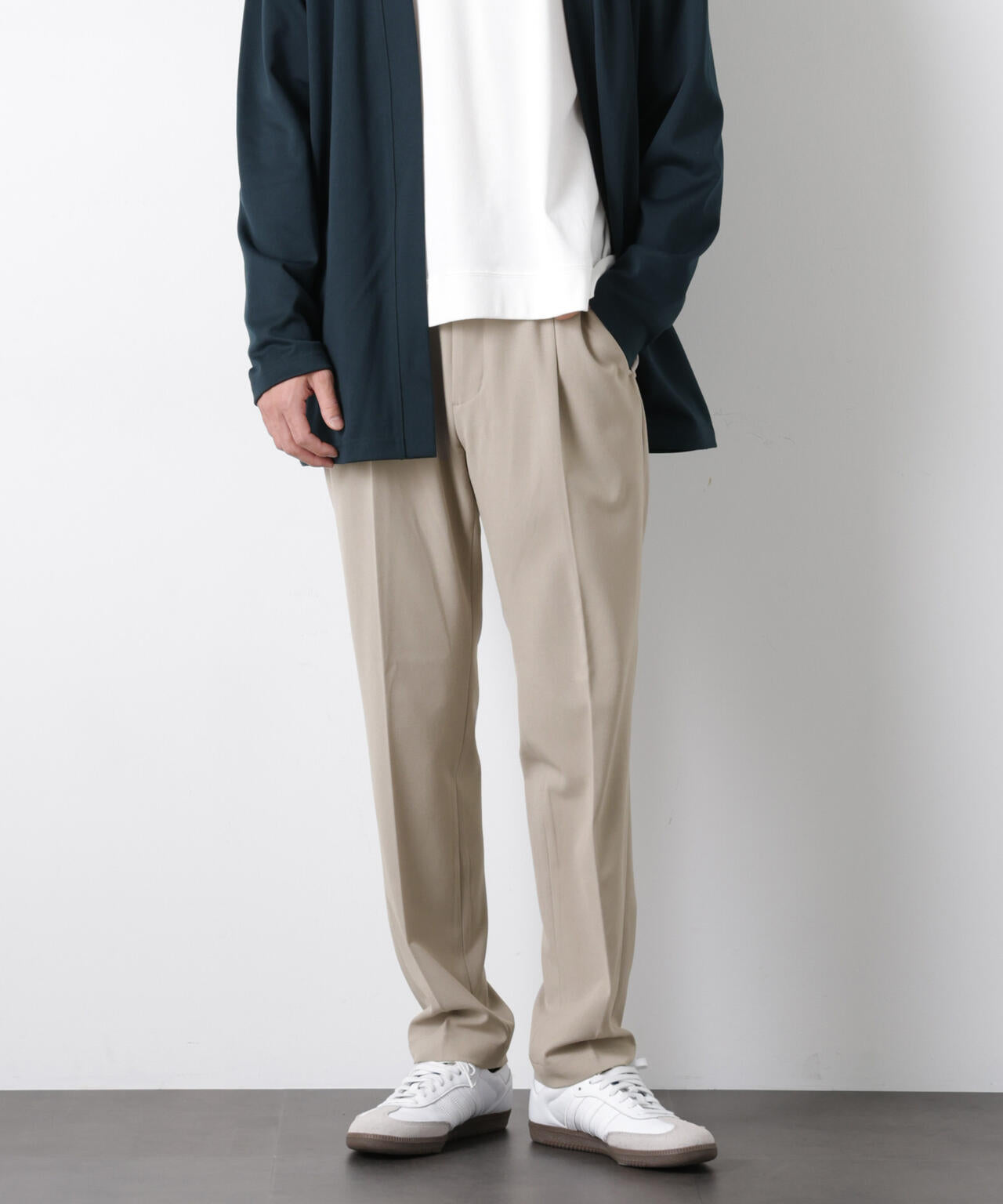 ALWAYS EASY ワンタックスラックス（セットアップ可） 6726127204