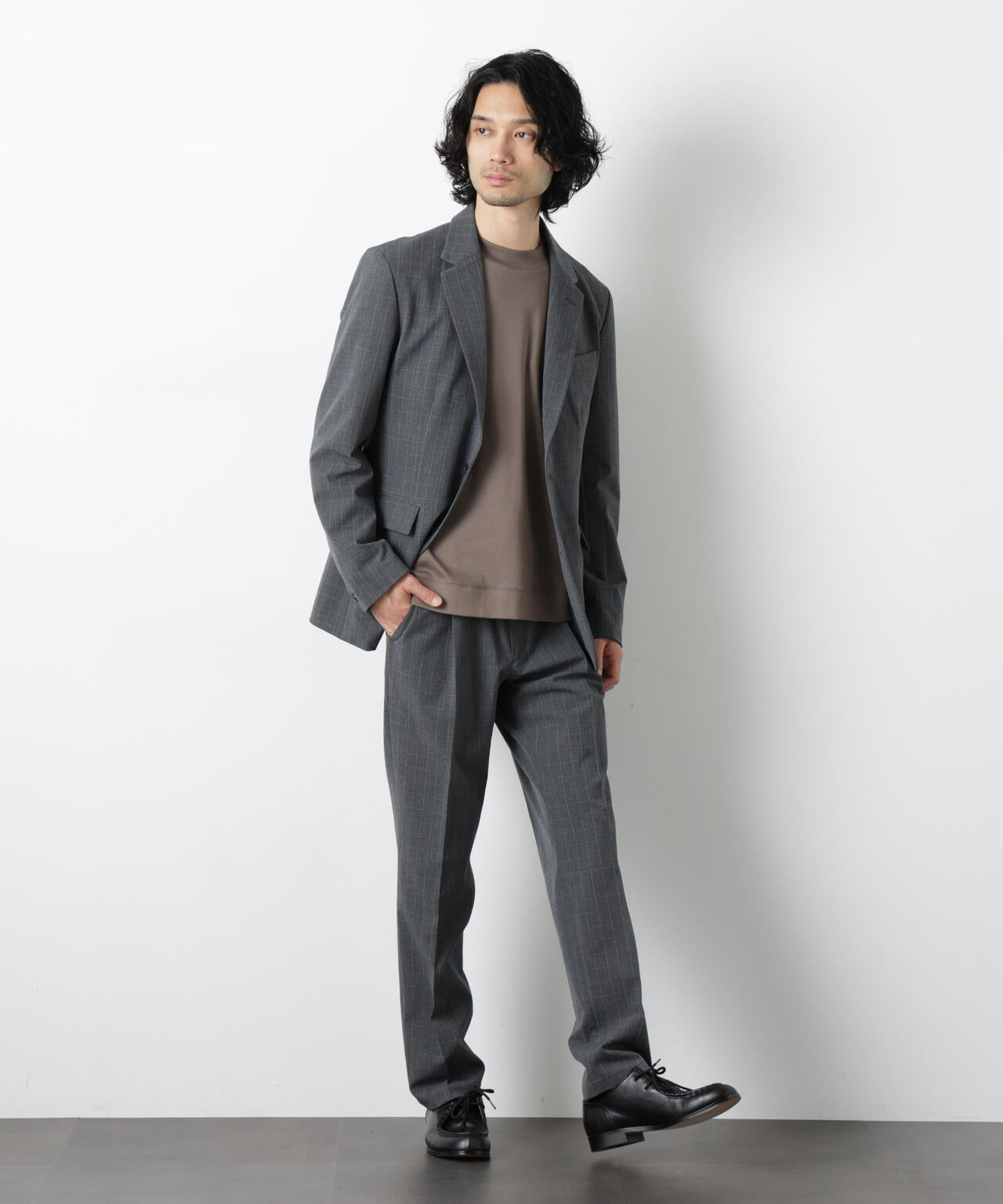 ALWAYS EASY ワンタックスラックス（セットアップ可） 6726127204