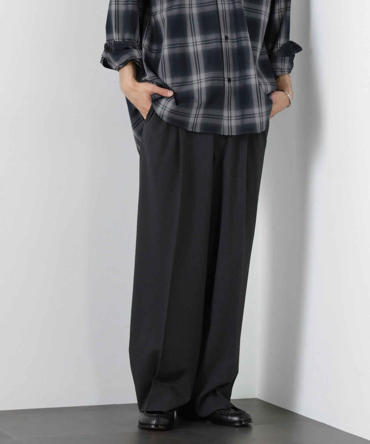 ALWAYS EASY ワイドスラックス（セットアップ可）