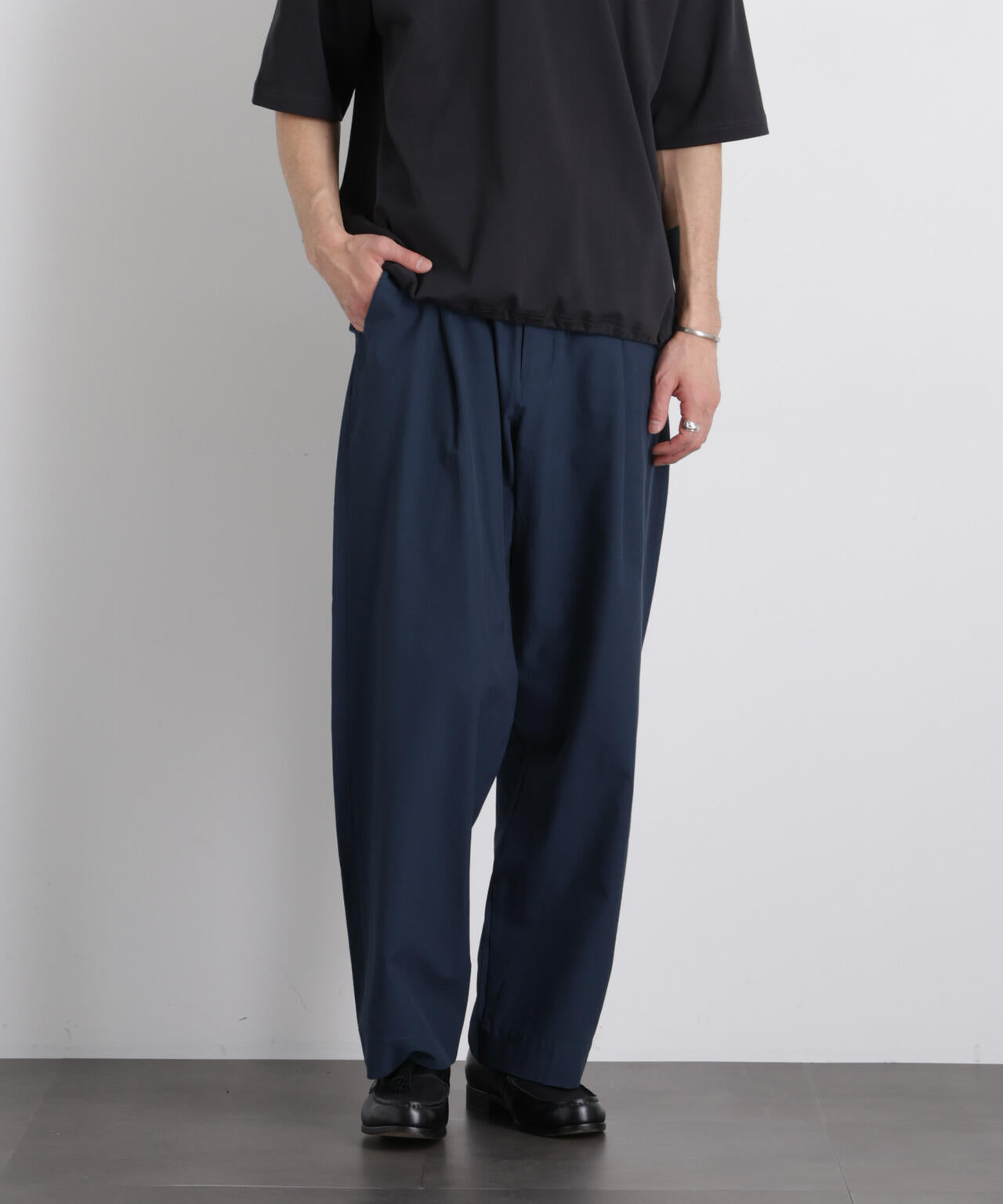 ストレッチワイド イージーパンツ