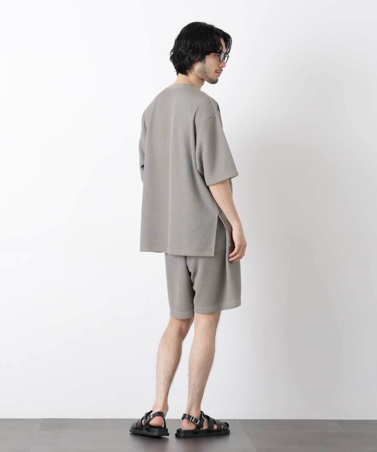 ジャガードニットソーショートパンツ（セットアップ可） 6726128204