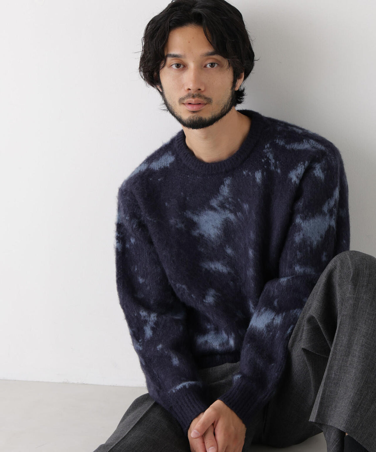 モヘヤライクパターンプルオーバー 6726222206