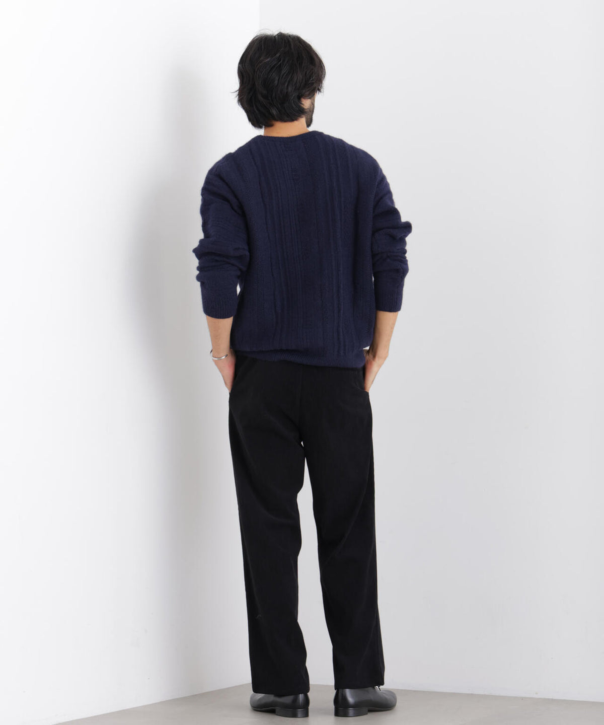 立体ジャガードニット 長袖 6726222220